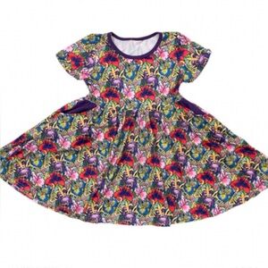 Jolie Beau Jazzy Iris Dress 18-24 Months Musical Instruments Flowers Colorful